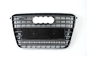 Решітка радіатора Chrome Black ( в стилі W12 ) на Audi A8 D4 2010-2014 року