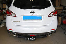 Польський фаркоп на Nissan Murano Z51 2008-2015 (Нісан Мурано) без підрізування бампера, фото 3