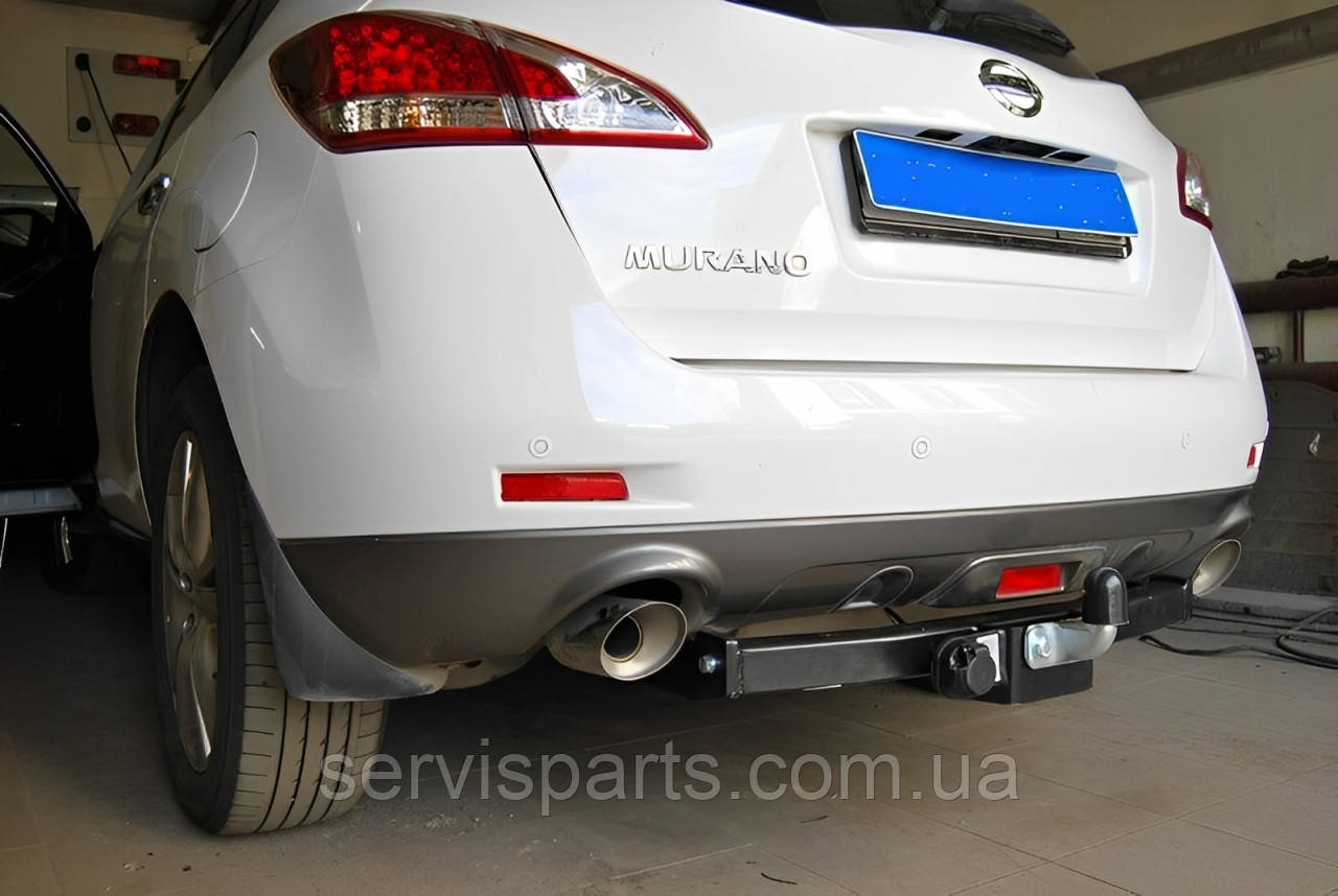 Фаркоп Nissan Murano Z51 2008-2015 (Ніссан Мурано Z51) без підрізу бампера