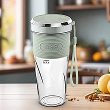 Портативний USB блендер-шейкер DSP KJ2087, Зелений (239)