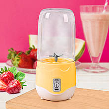 Портативний міні блендер для смузі та коктейлів Portable JUICER XL-180 400 мл, Жовтий (205)
