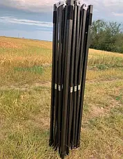 Розсувний намет гармошка 2*3 Синій (Чорний каркас) павільйон намет торговий, фото 4