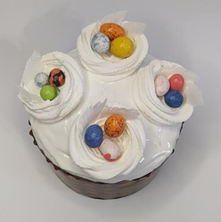 Цукрова прикраса Гніздо біле