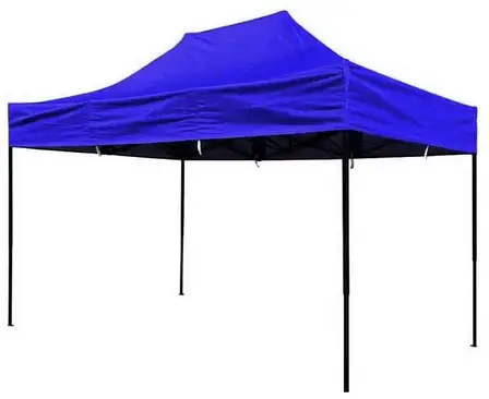 Розсувний намет гармошка 2*3 Синій (Чорний каркас) павільйон намет торговий, фото 1