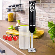 Блендер занурювальний Maestro MR-511 зі склянкою 500 Вт, Чорний (235)