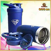 Шейкер спортивний для води та спортивного харчування SmartShake Reforce 900ml DC Superman 900ml
