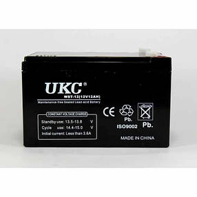 Акумулятор свинцево-кислотний BATTERY 12V 12A UKC Акумулятор з герметичним корпусом, фото 2