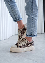 Кеди Ring леопард шкіра 8423-28