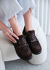 Кеди натуральна замша Barefoot 8426-28