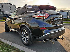 Фаркоп Nissan Murano Z52 2014-2024 (Ніссан Мурано Z52) без підрізу бампера Американська вставка під квадрат