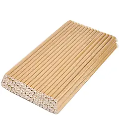 Паперові трубочки для напоїв, 6 мм x 197 мм, крафт, 100 шт.