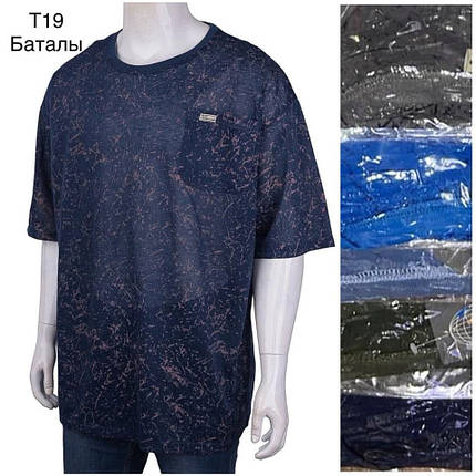 Чоловічі футболки №Т19 р.5XL-8XL (56-64) мікс, фото 1