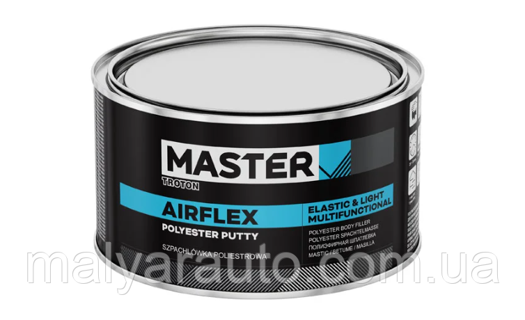 Шпатлівка MASTER Надлегка універсальна та еластична "AIRFLEX" 1,00 л, фото 1