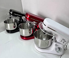 Планетарний міксер тістоміс з чашею 5 л Кухонний комбайн міксер Zepline ZP9832 3500 Вт