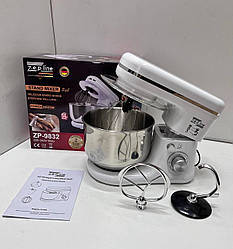 Планетарний міксер тістоміс з чашею 5 л Кухонний комбайн міксер Zepline ZP9832 3500 Вт