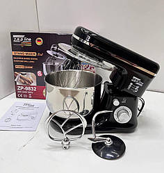 Планетарний міксер тістоміс з чашею 5 л Кухонний комбайн міксер Zepline ZP9832 3500 Вт