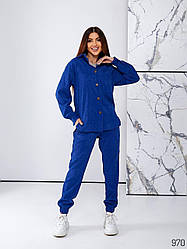 Молодіжний жіночий костюм сорочка та штани, вільвет 44-50 оптом