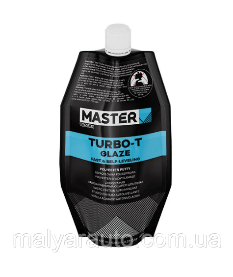 Супер фінішна шпатлівка MASTER в тюбику "TURBO-T GLAZE" 0,45 л