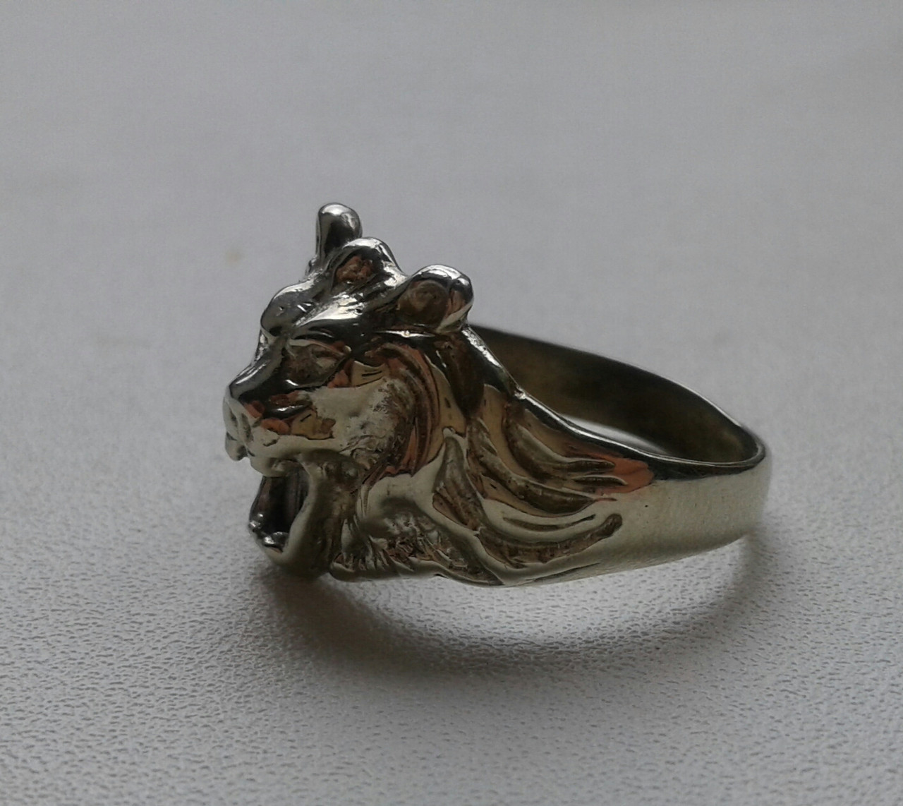 Кольцо серебряное с чернением Лев - фото 5 - id-p460334632
