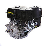 Двигун бензиновий Weima WM190FE-L (R) (HONDA GX420) (редуктор 1/2, шпанка, 16 л.с., електр, фото 5
