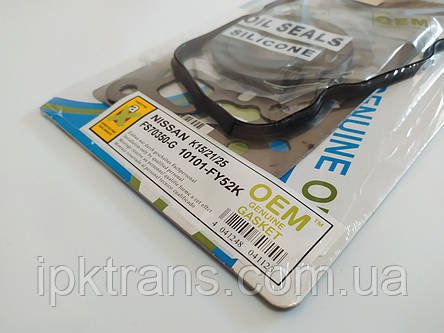 Комплект прокладок двигуна NISSAN K15 Графіт № 10101FY525, 10101-FY525, фото 1