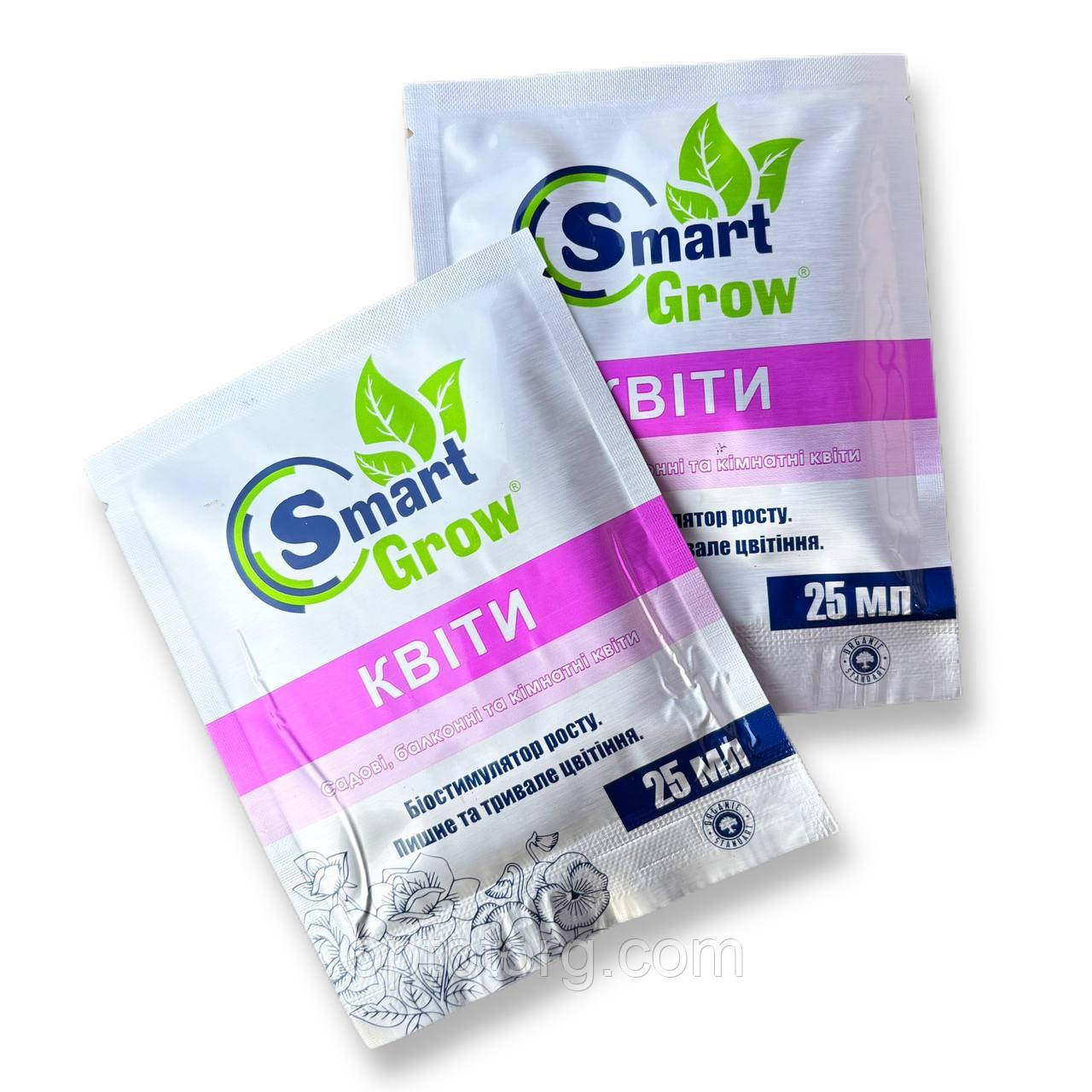 Рідке добриво КВІТИ біостимулятор росту 25 мл SMARTGROW Смарт Гроу