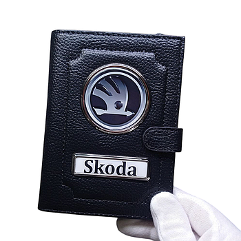 Портмоне Skoda з держ. номером, Органайзер Шкода