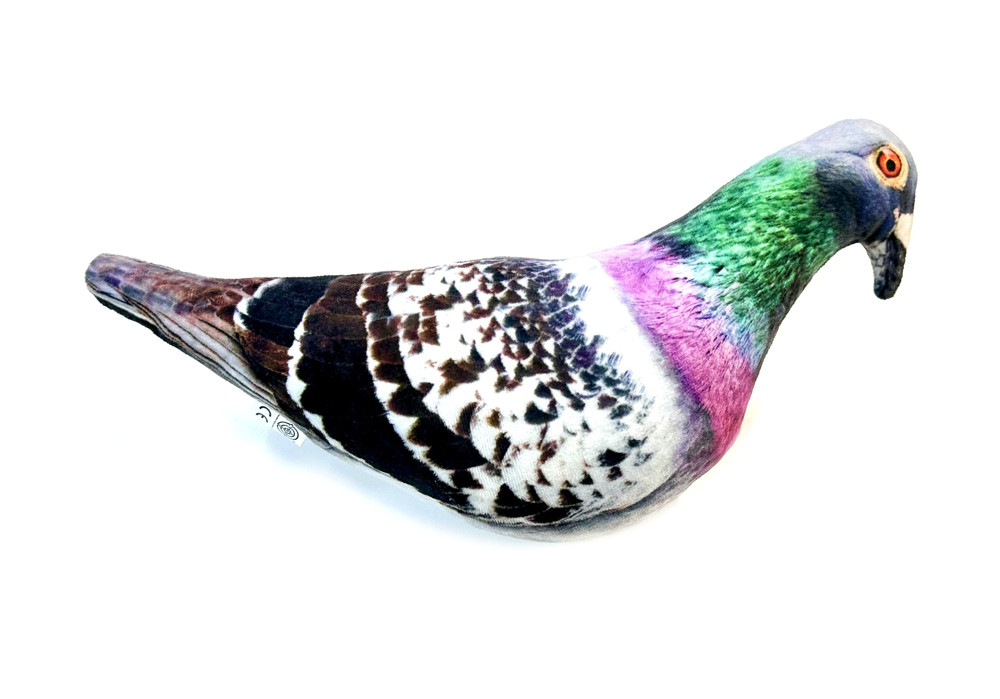 Іграшка м'яконабивна ГОЛУБ розмір L 50см подушка обіймашка, Сувенір Декор, Україна, фото 1