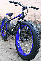 Позашляховик фетбайк 26/4.0 Suv Mbike (fatbike) велосипед широка покришка фетбайк синій неон