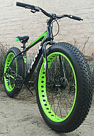 Позашляховик фетбайк 26/4.0 Suv Mbike (fatbike) велосипед широка покришка фетбайк салатовий неон