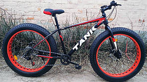 Позашляховик фетбайк 26/4.0 Suv Mbike (fatbike) велосипед широка покришка фетбайк червоний неон
