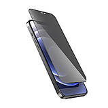 Захисне скло HOCO Full screen HD privacy protection tempered glass set for iP12 Pro Max (25PCS)(G11) Black, 9H твердості, фото 4