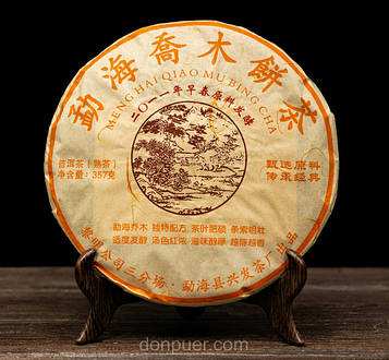 Шу Пуер "Менхай Цяо Му Бін Ча" 357 грам 2011 рік