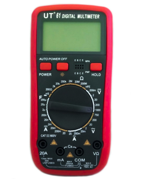 Тестер цифровий мультиметр MHZ UT 61, фото 1