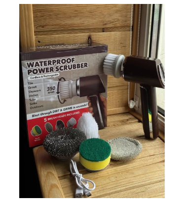 Електрична щітка для чищення 3 в 1 Cleaning brush AND 1-43, фото 1