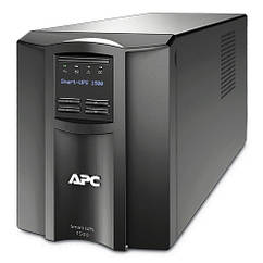 Джерело безперебійного живлення APC Smart-UPS 1500VA LCD, Lin.int., AVR, 8 х IEC, SmartSlot, USB, RJ-45, метал