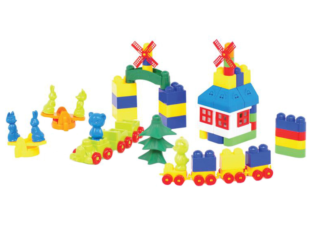 Конструктор Майстер Блок №5 Masterplay 1-027 93 деталі, фото 1