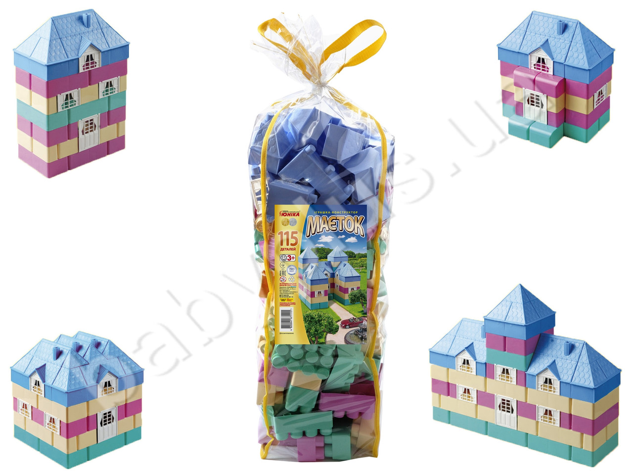 Конструктор дитячий Маєток Юніка 115 деталей 71115, фото 1