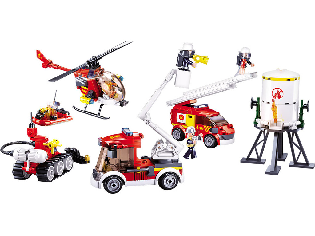 Конструктор Пожежний транспорт B0811 490 деталей, фото 1