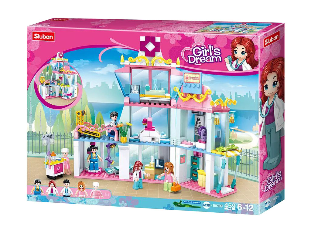 Конструктор Лікарня B0799 459 деталей, фото 1