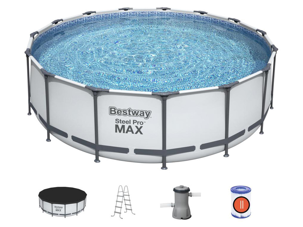 Басейн каркасний круглий Steel Pro Max Bestway 56438, фото 1