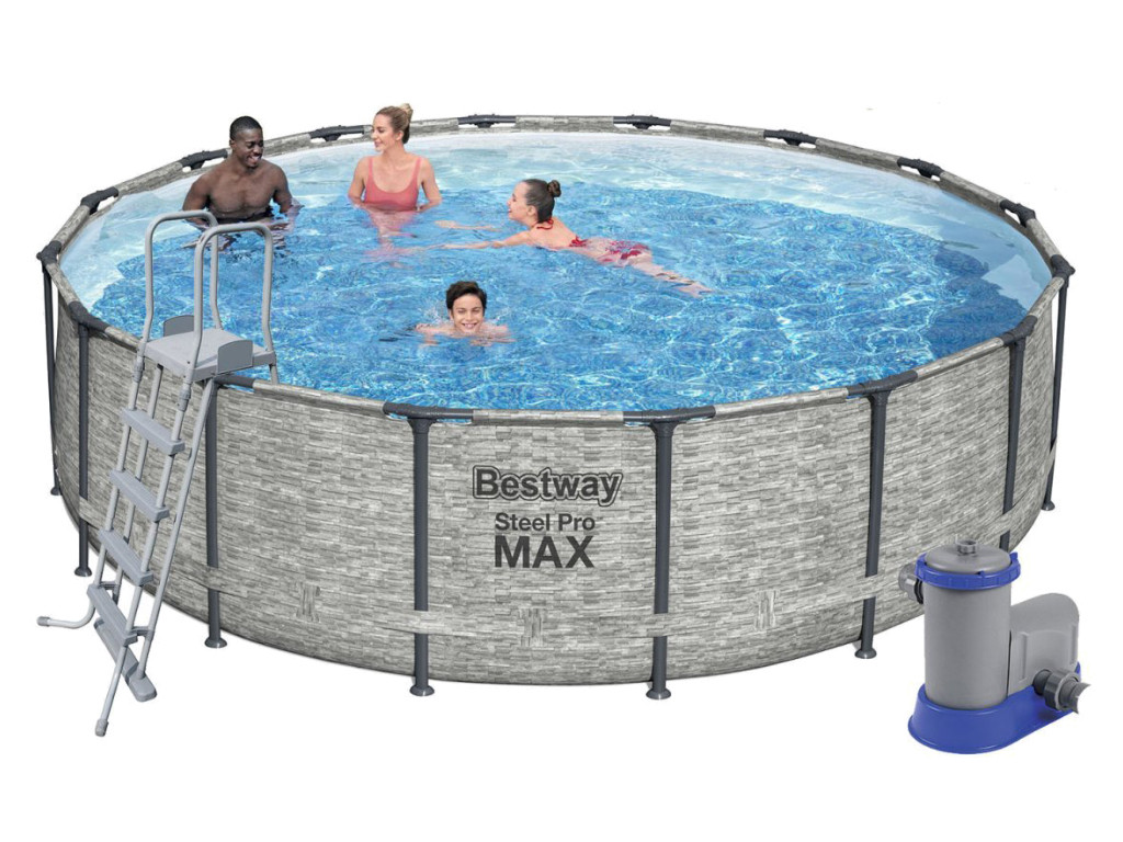 Басейн каркасний круглий Steel Pro MAX Bestway 5619E, фото 1