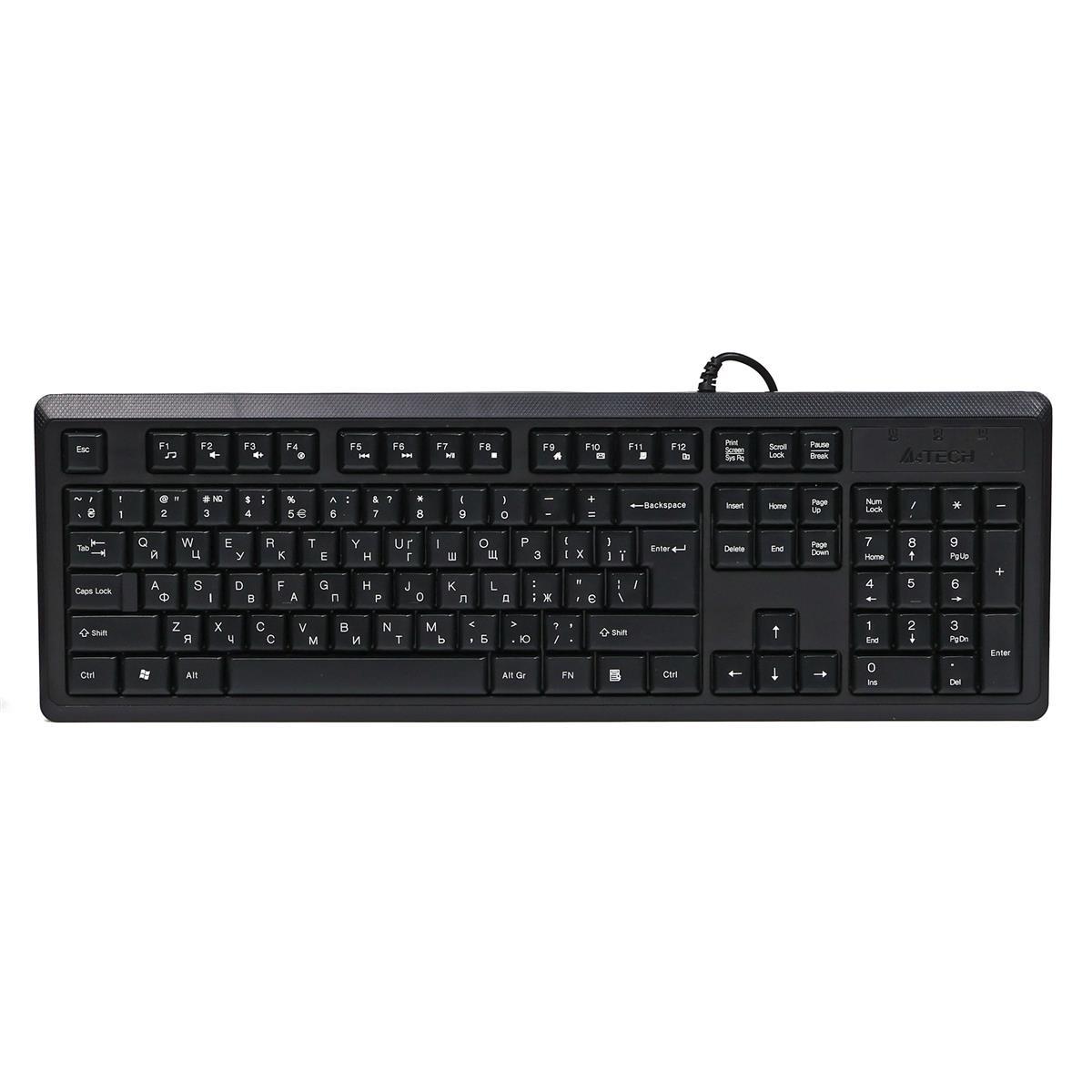 Клавіатура A4Tech KR-92 Black, фото 1