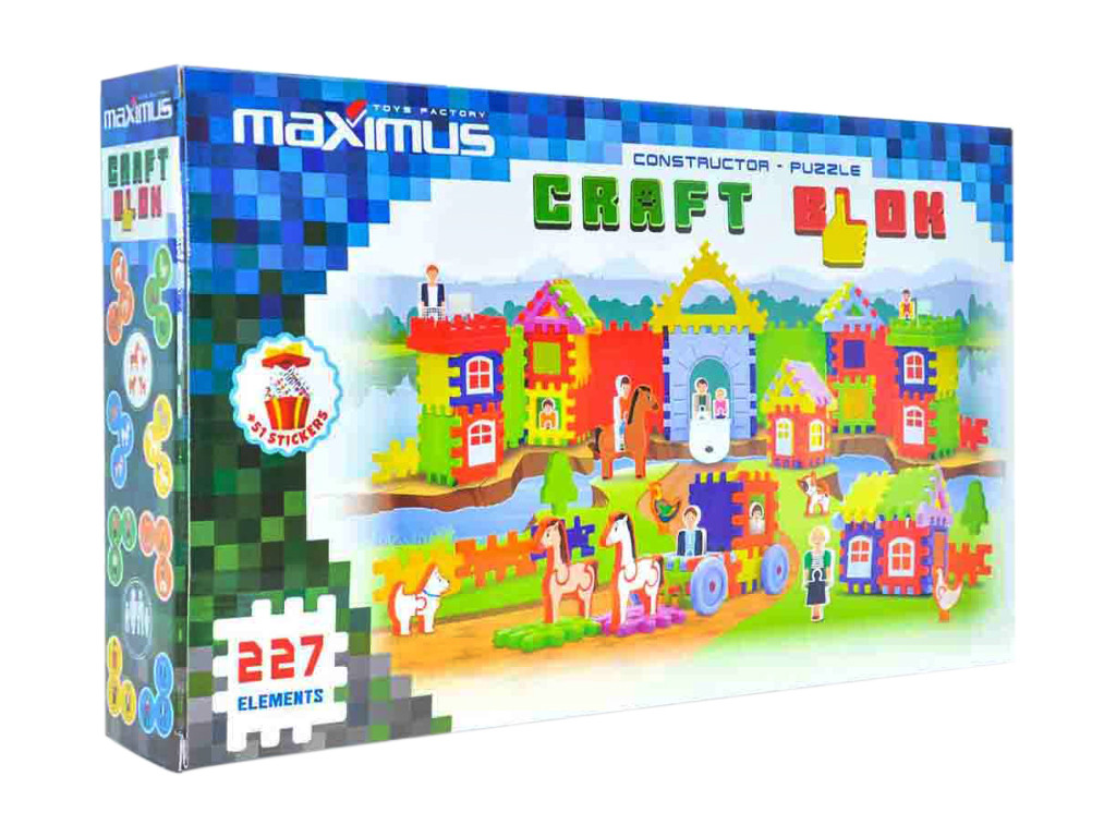 Конструктор Craft Blok 227 деталей Maximus 9178, фото 1