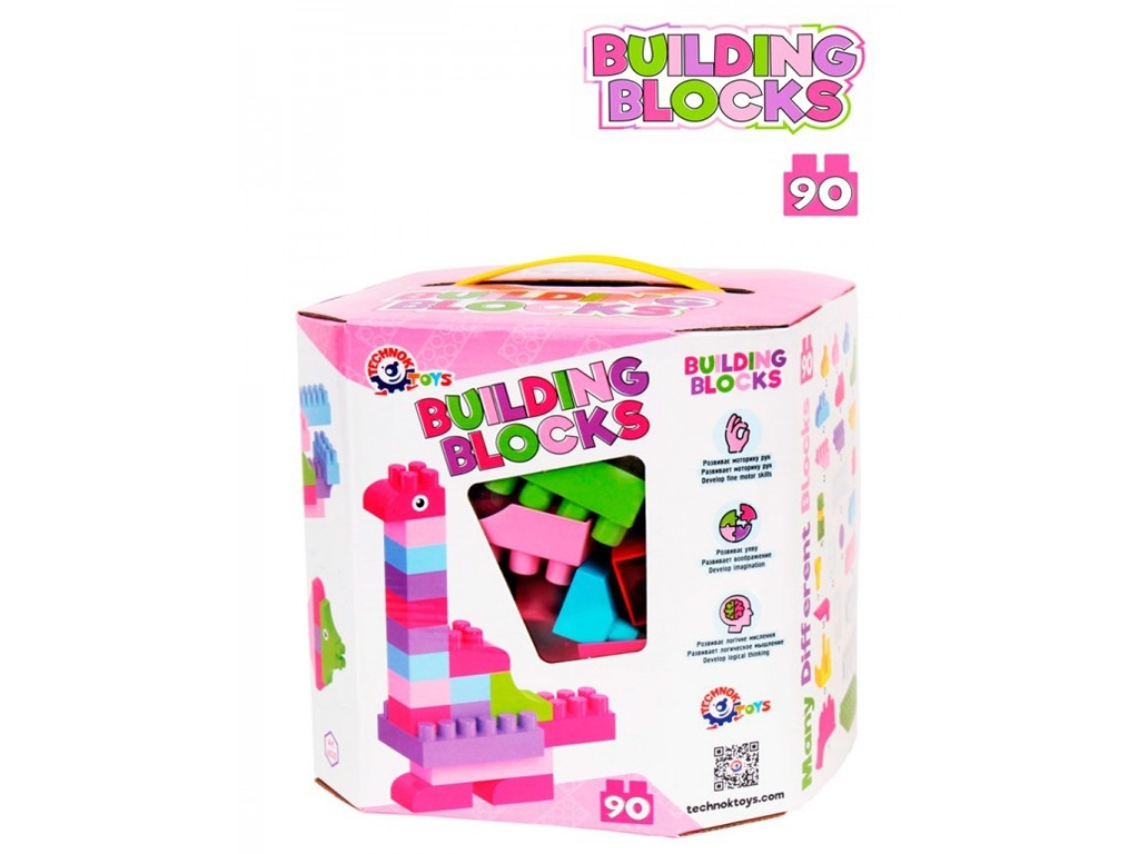 Конструктор Building Blocks в коробці, 90 деталей, Технок 6535, фото 1