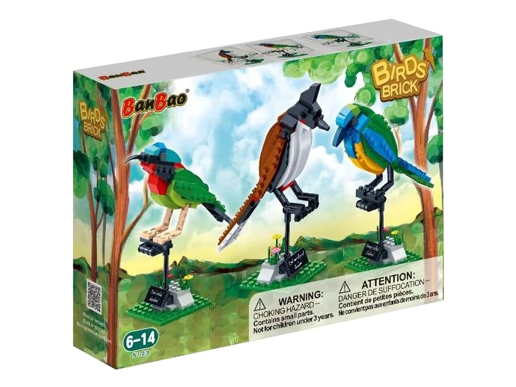 Конструктор Пташки 3в1 BanBao 5123 408 деталей, фото 1