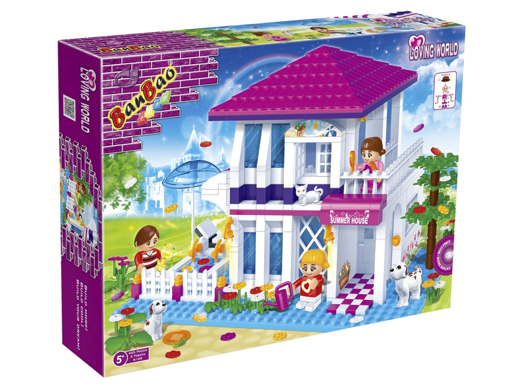Конструктор Люблячий світ Відпочинок BanBao 6105 425 деталей, фото 1