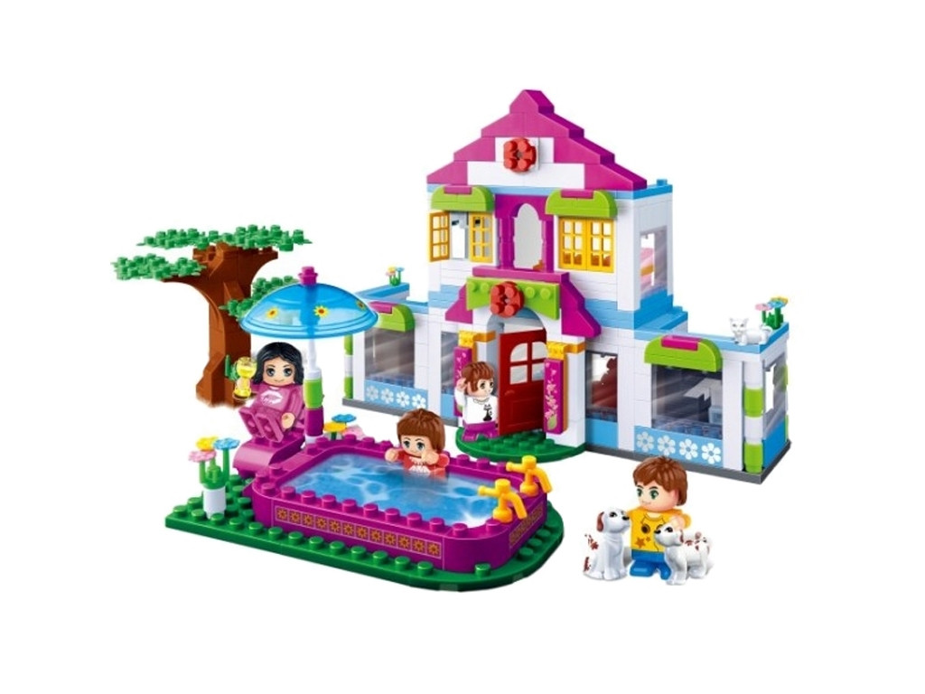 Конструктор Модне місто Вілла BanBao 6109 405 деталей, фото 1