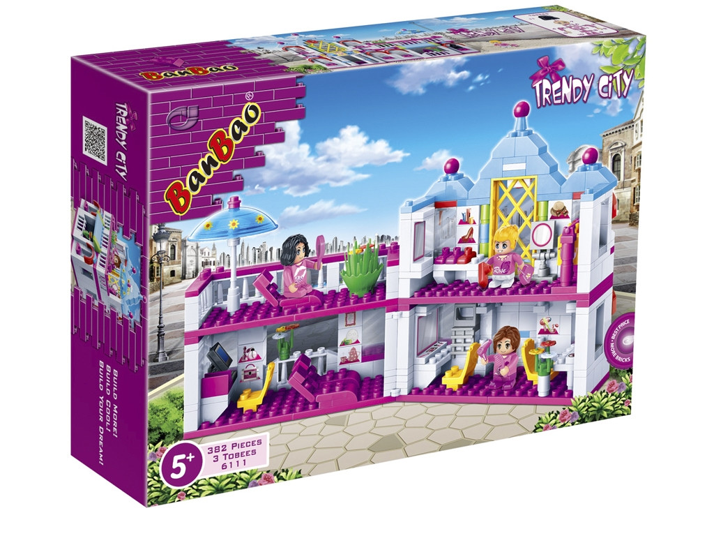 Конструктор Модне місто Салон краси BanBao 6111 382 деталей, фото 1