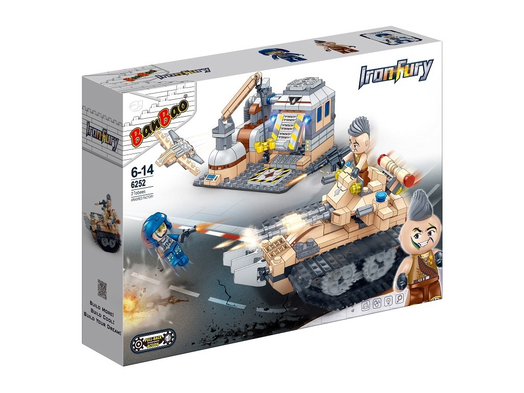 Конструктор Армія 2в1 Центральна база BanBao 6252 402 деталі, фото 1